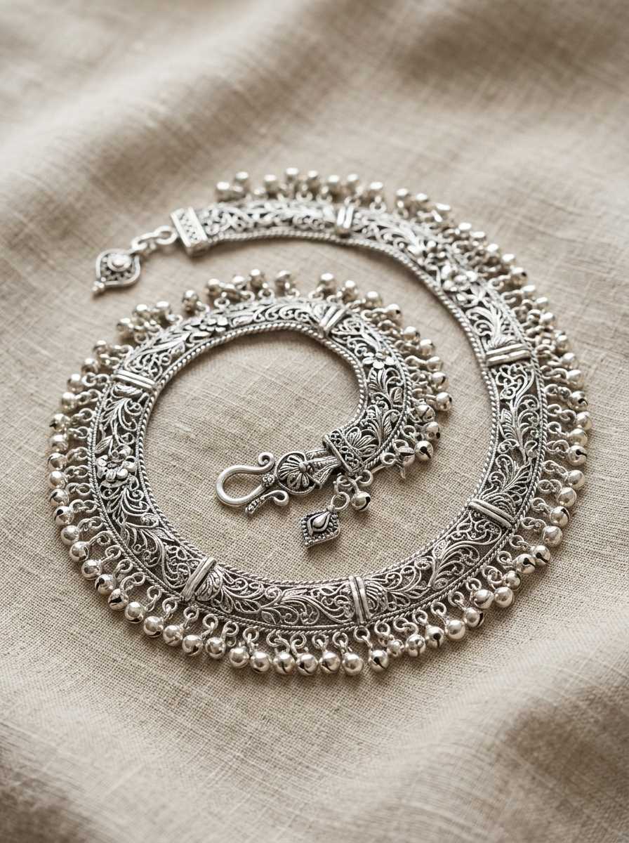 Filigree Ghungroo Payal